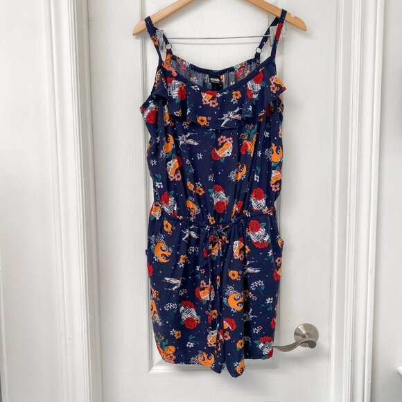 Torrid - Her Universe - Star Wars - Floral Rebellion Romper - Picture 4 of 10